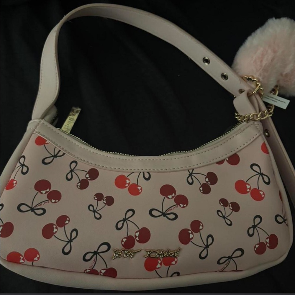 Betsey Johnson Cherry Print Shoulder Bag
